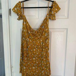 Summer off the shoulder cotton dress